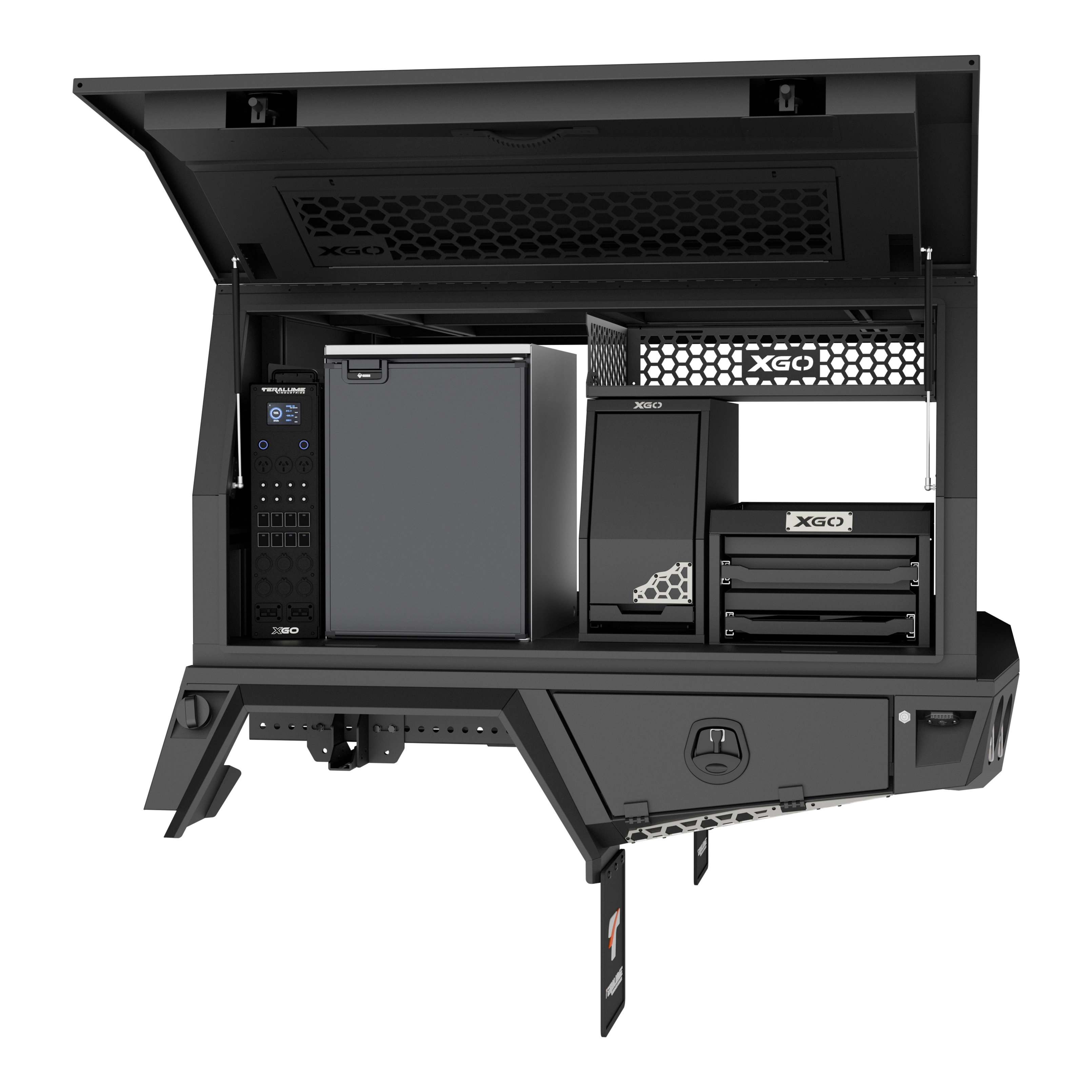 CM-1700 2 Door Passenger - Drawer, Shelf & Pantry Combo Image