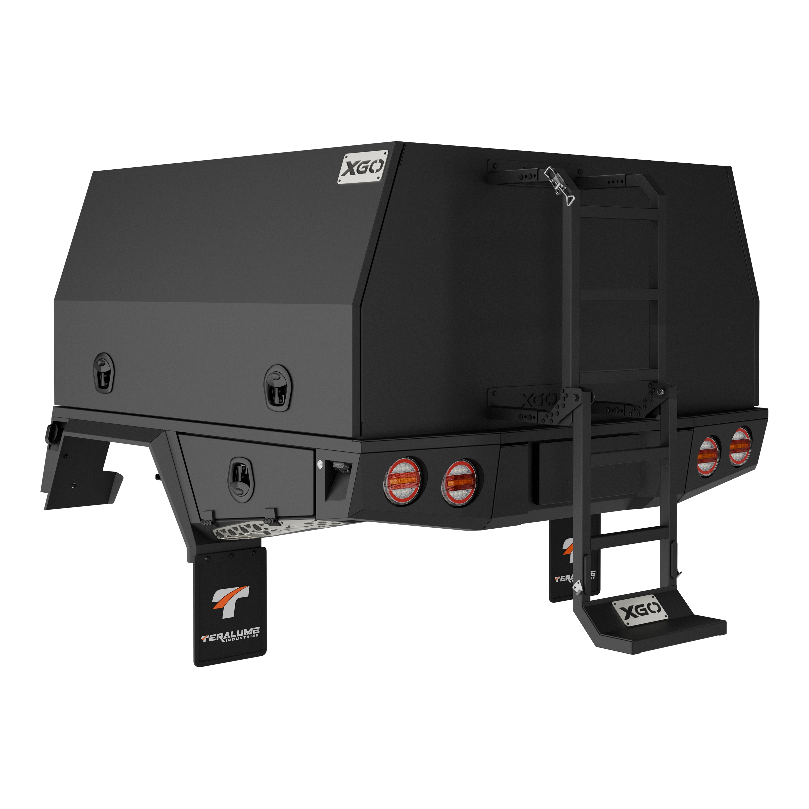 CM-1700 2 Droor Rear - Folding Ladder Image